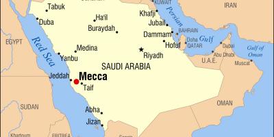 Peta hijrah jalan Mekah
