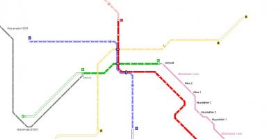 Peta Mekah metro 