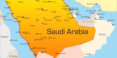 Mekah peta arab saudi